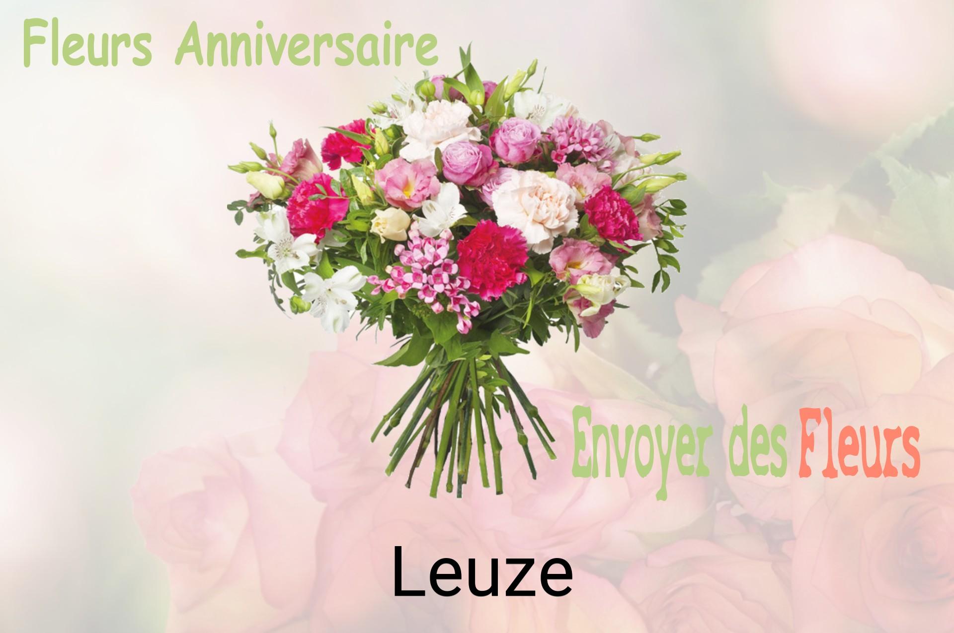 Bouquet de fleurs d’anniversaire livré à Leuze